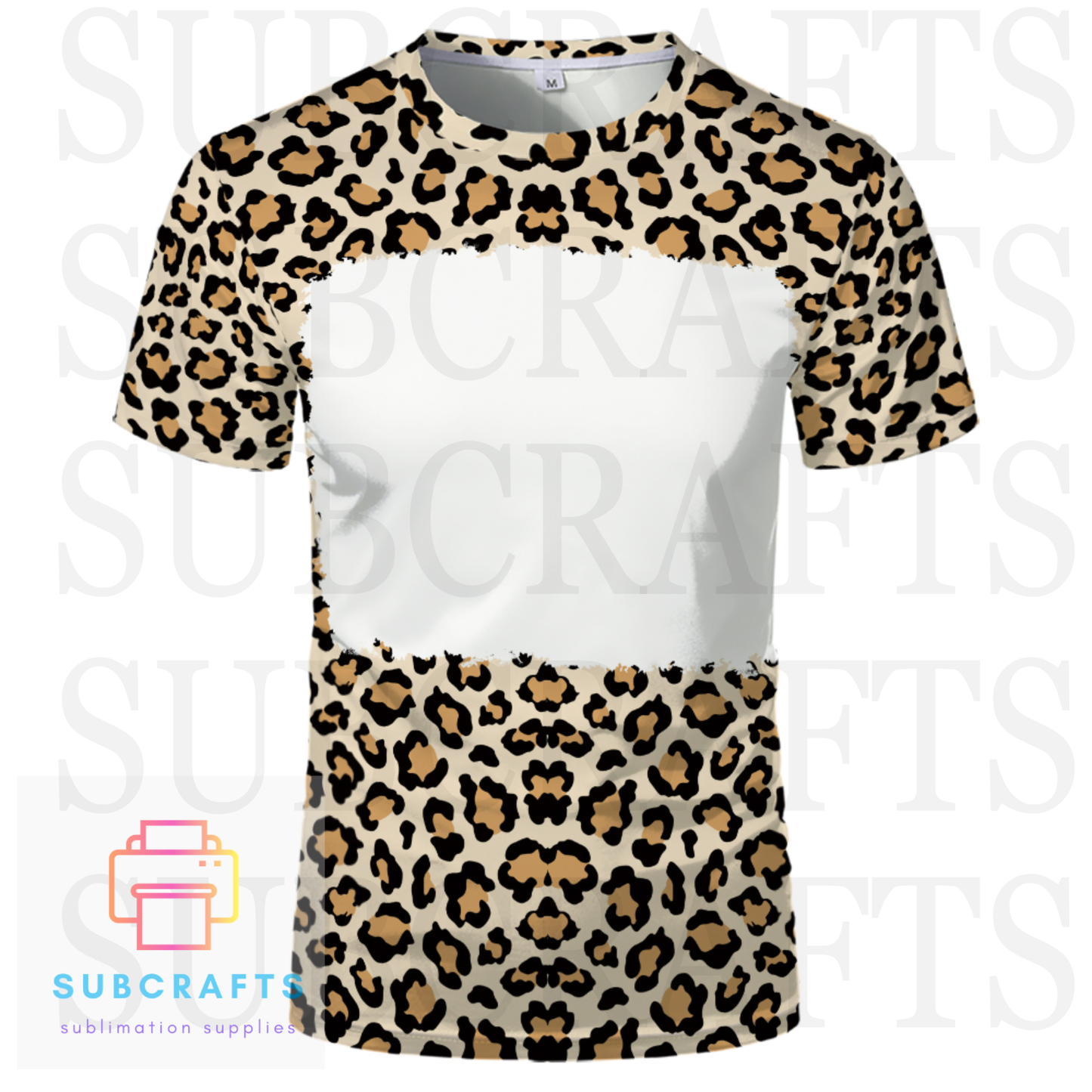 Faux Bleached Sublimation T-Shirt