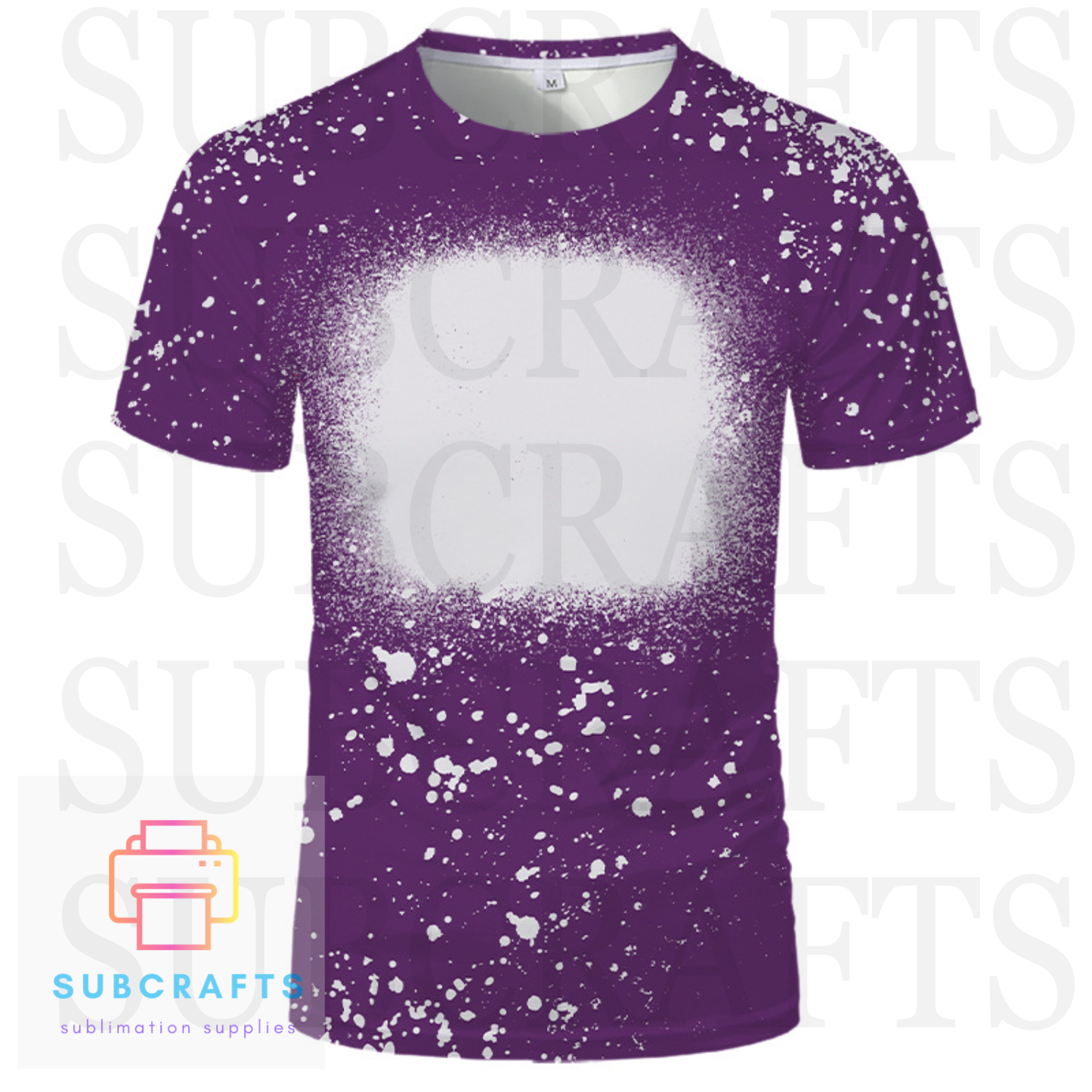 Faux Bleached Sublimation T-Shirt